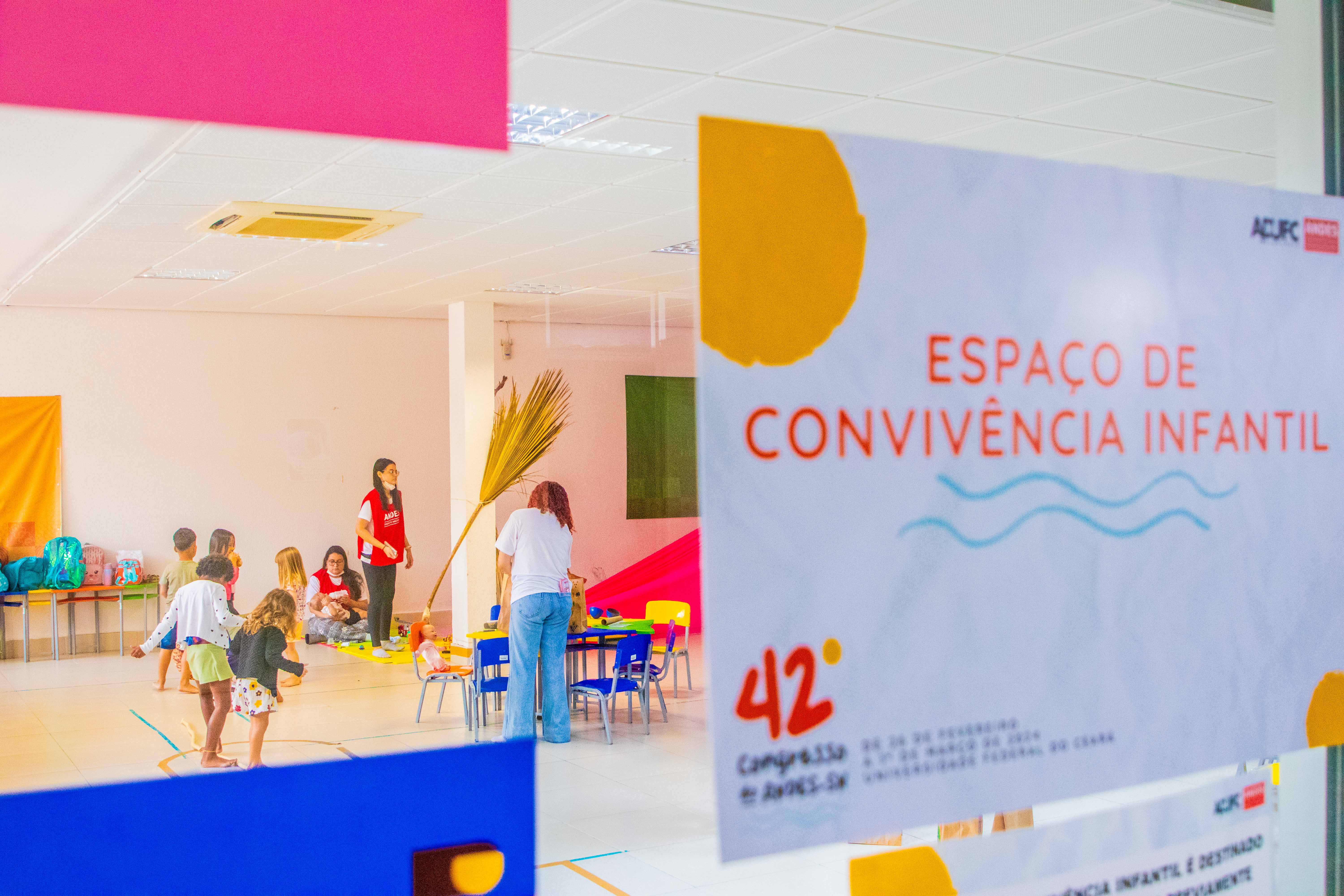 CONGRESSO DO ANDES – Espaço infantil promove trilhas, atividades lúdicas e contato com a natureza para filhos de docentes