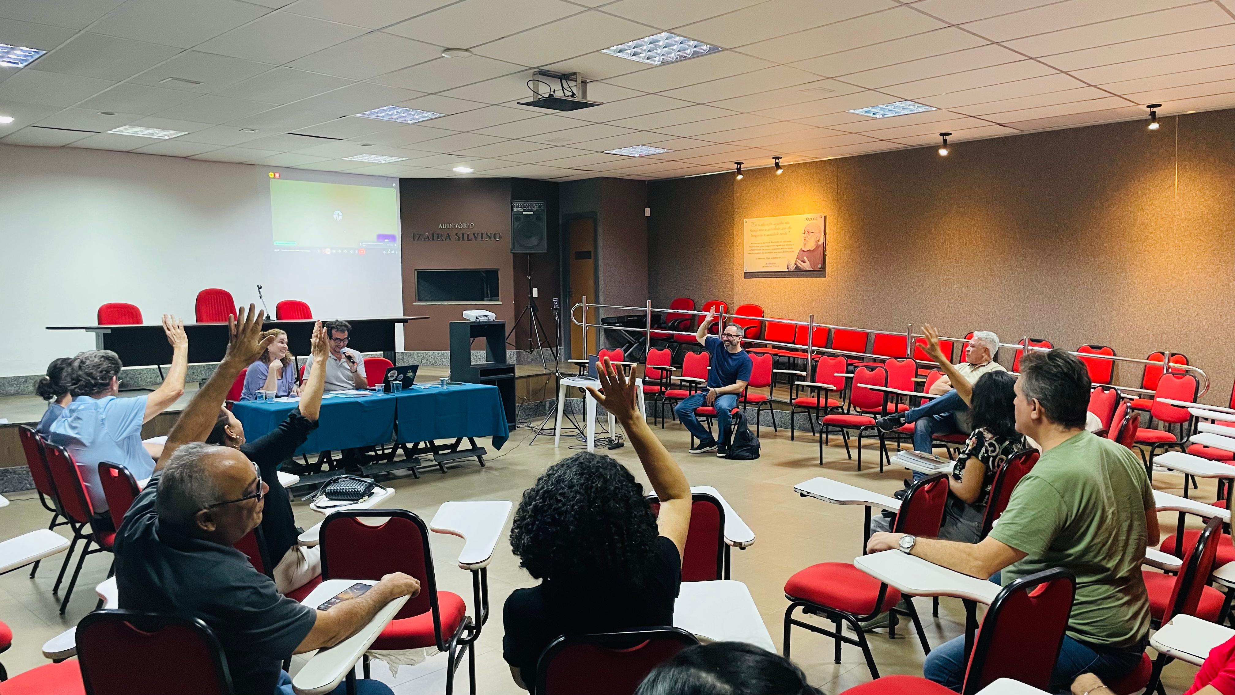 BIÊNIO 2025-2027 — Conselho de Representantes realiza debate sobre Estatuinte da UFC e cria GT de Verbas e Fundações em sua primeira reunião