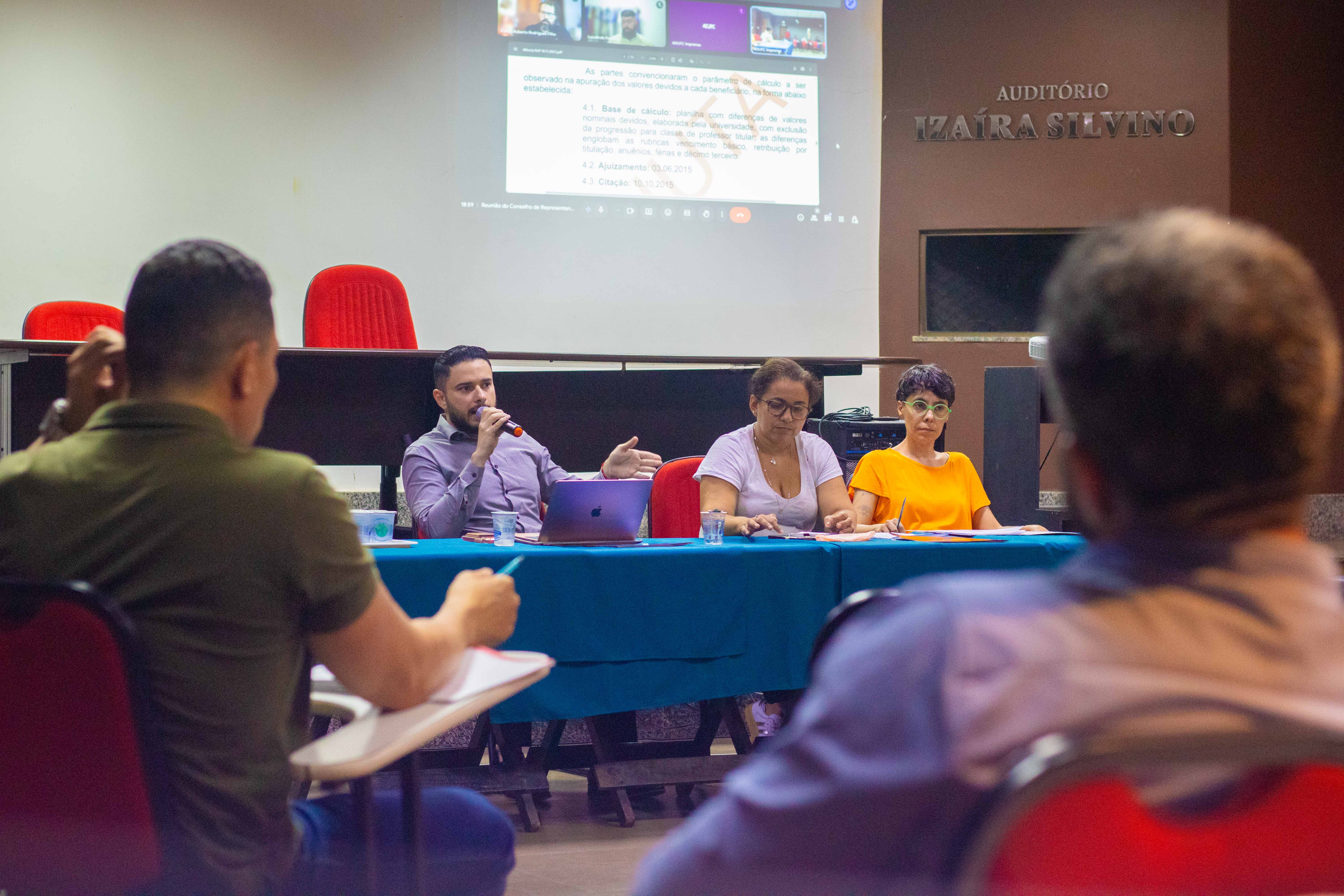 BIÊNIO 2025-2027 — Conselho de Representantes apresenta acordo entre UFC e AGU sobre Processos de Progressões