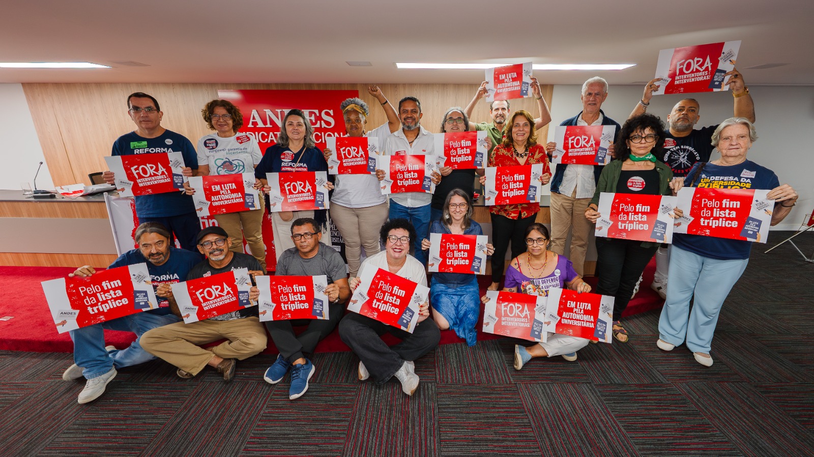 DEMOCRACIA – ADUFC participa de debate sobre o Dia Nacional pelo Fim da Lista Tríplice