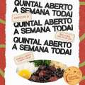 RESTAURANTE — Durante todo o mês de agosto Quintal de Comida na ADUFC abre de 8h às 22h de segunda a sexta