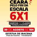 MOBILIZAÇÃO — Domingo é dia de ir às ruas pelo fim da jornada 6×1 já!