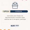 UFCA – Inscrições para Eleição de Representantes Docentes estão abertas até 12 de agosto; participe! 
